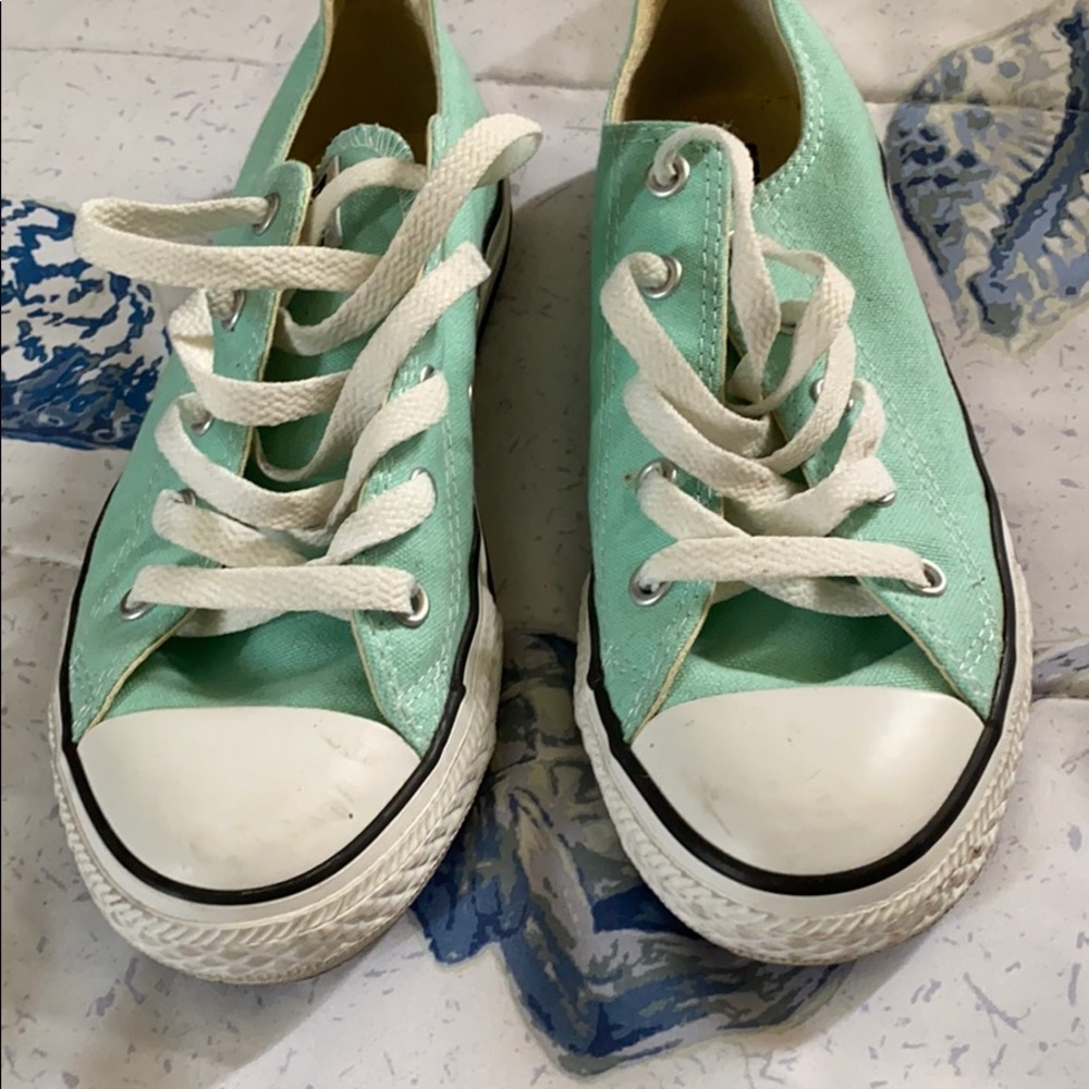 Mint Green Converse - Picture 2 of 8